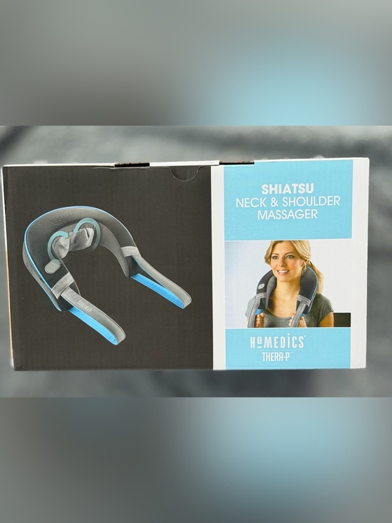 Homedics Other - Homedics Shiatsu Neck & Shoulder Massager in Gray and Blue